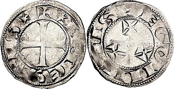 Tipo 93. Dinero de la Primera Emisión alfonsina de “Sahagún”