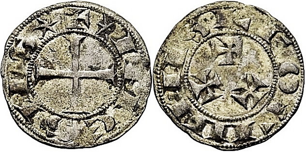 Tipo 93. Dinero de la Primera Emisión alfonsina de “Sahagún”