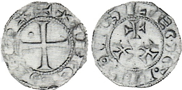 Tipo 93. Dinero de la Primera Emisión alfonsina de “Sahagún”