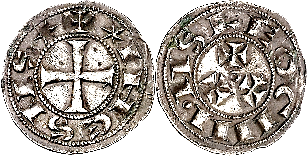 Tipo 93. Dinero de la Primera Emisión alfonsina de “Sahagún”